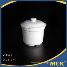 suitable for hotel durable white crockery sugar pack